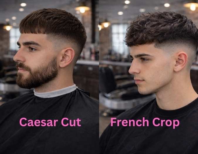 Caesar Cut vs French Crop