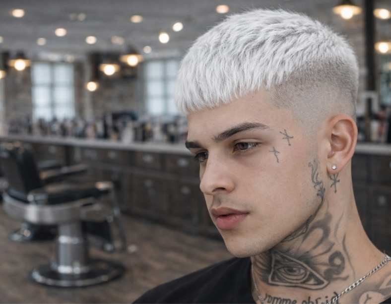 Caesar hair style for men