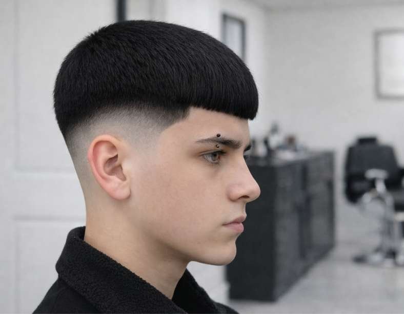 Edgar Haircut With Straight Hair