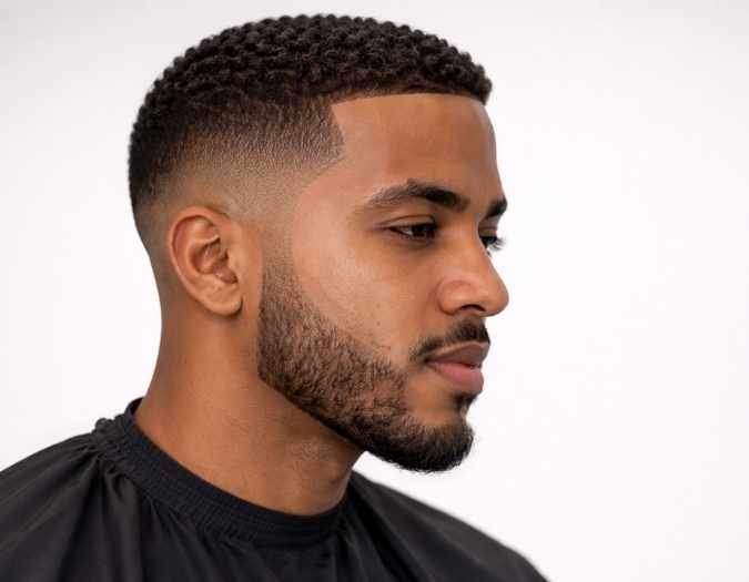 fade  haircut black male