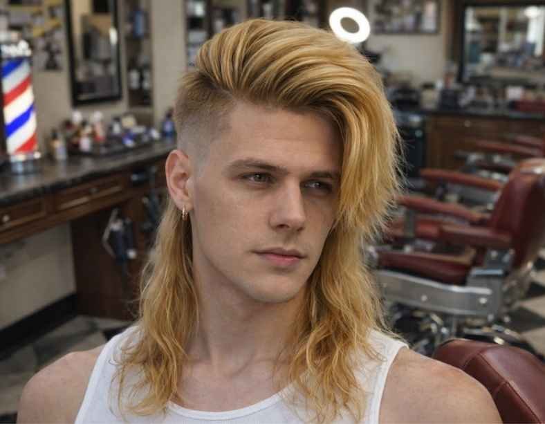 Fade With Long Hairstyle