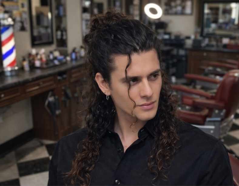 Half-Up Half-Down Long Hairstyle