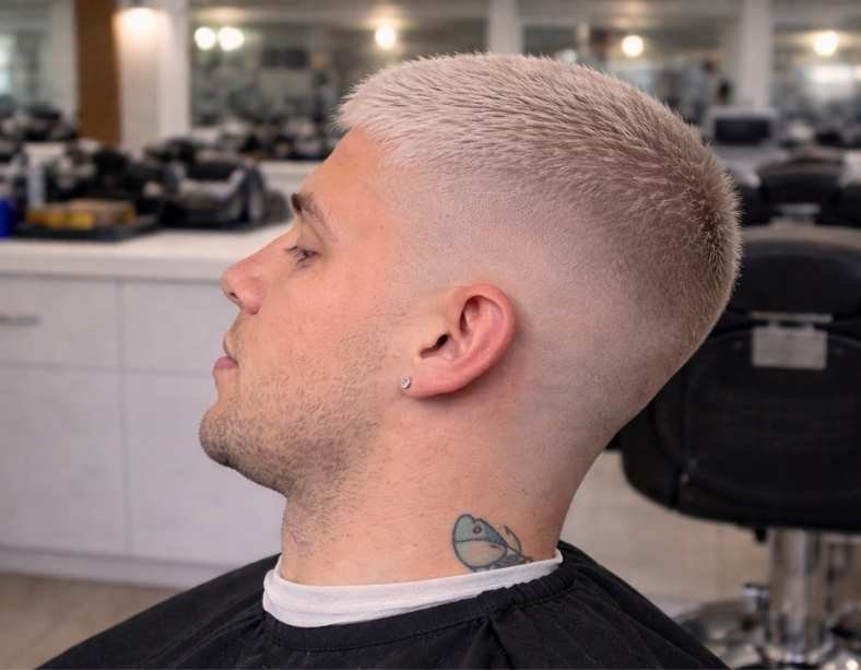 High and Tight Haircut Straight Hair