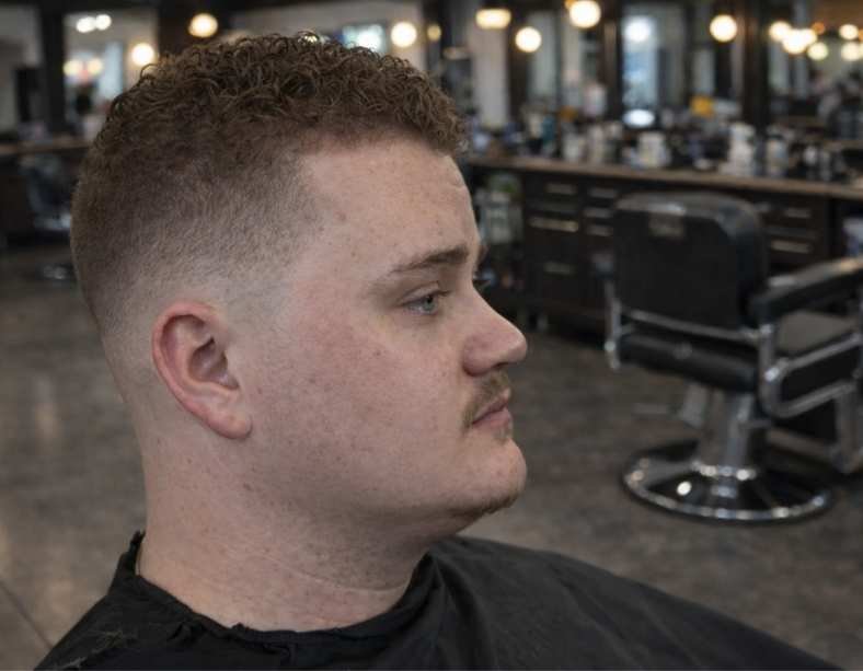 High and Tight Haircut with Curly Hair