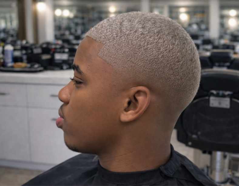 High and Tight Haircut with Taper Fade