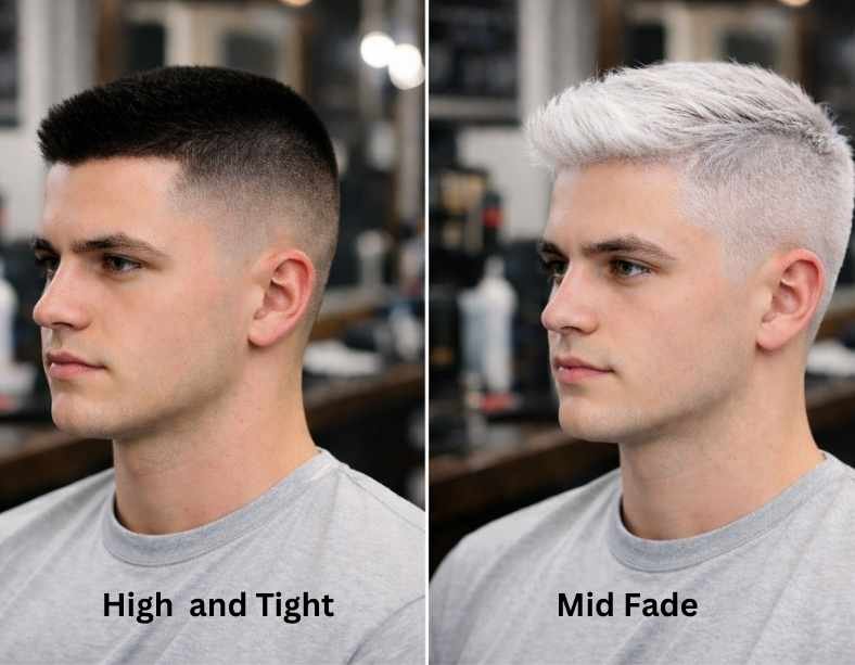 High and Tight vs Mid Fade