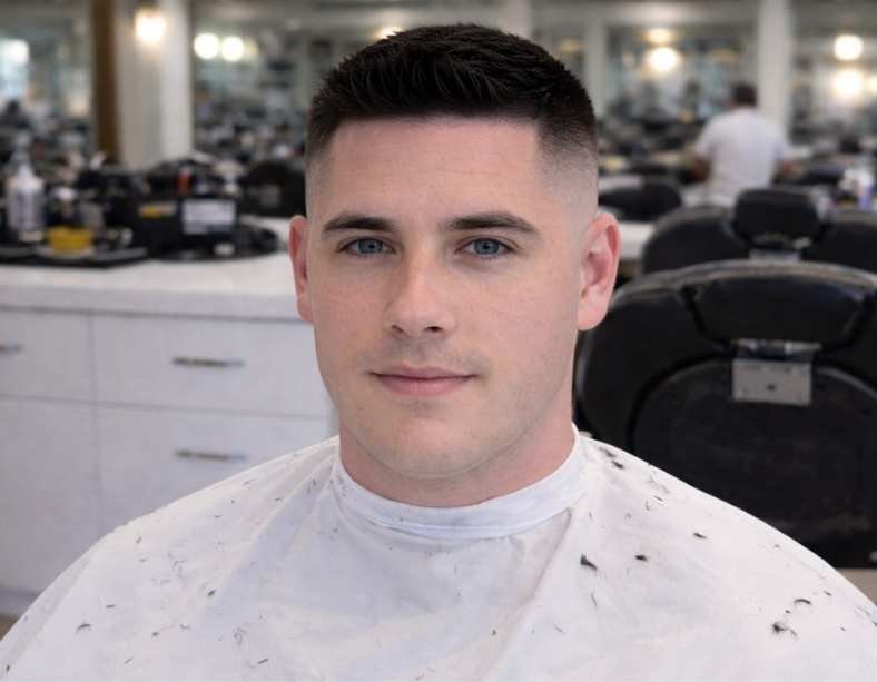 High and Tight with Crew Cut