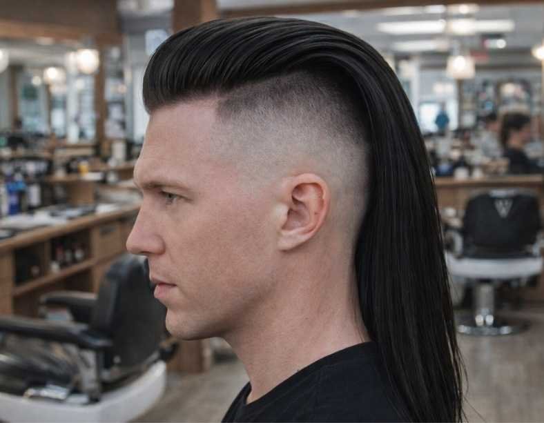 Long Hairstyle With Disconnection