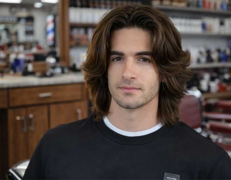 Long Hairstyle With Middle Part