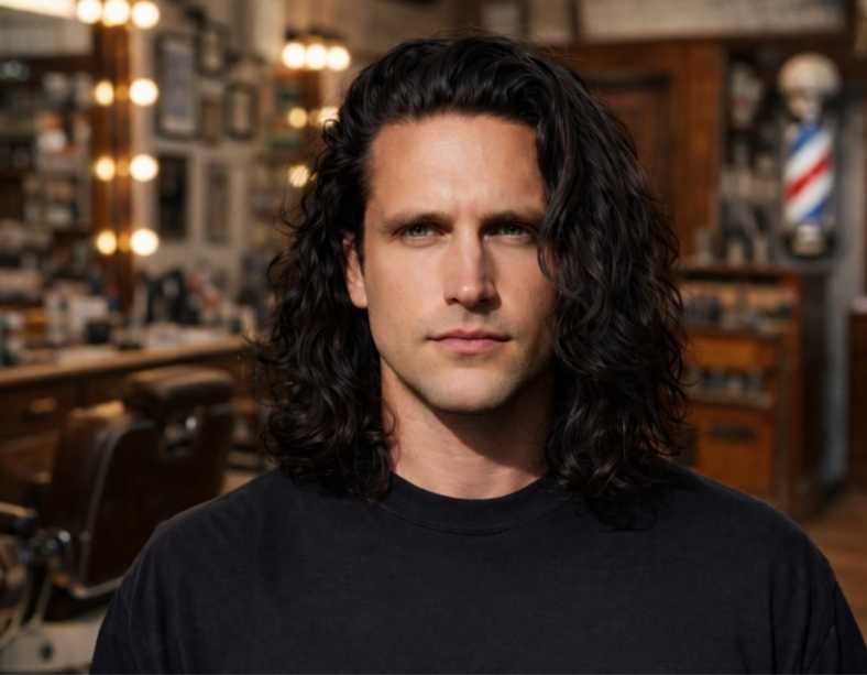 Long Hairstyle With a Clean Shape