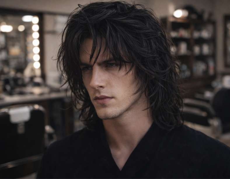 Long Hairstyle with Fringe