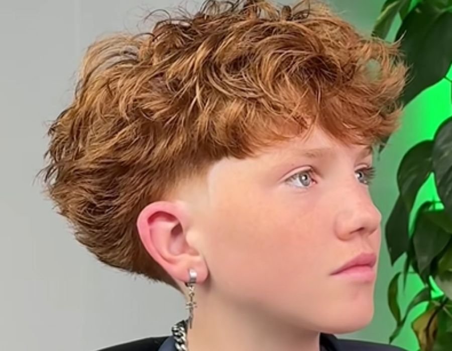 Low Taper Blowout Fringe hair style