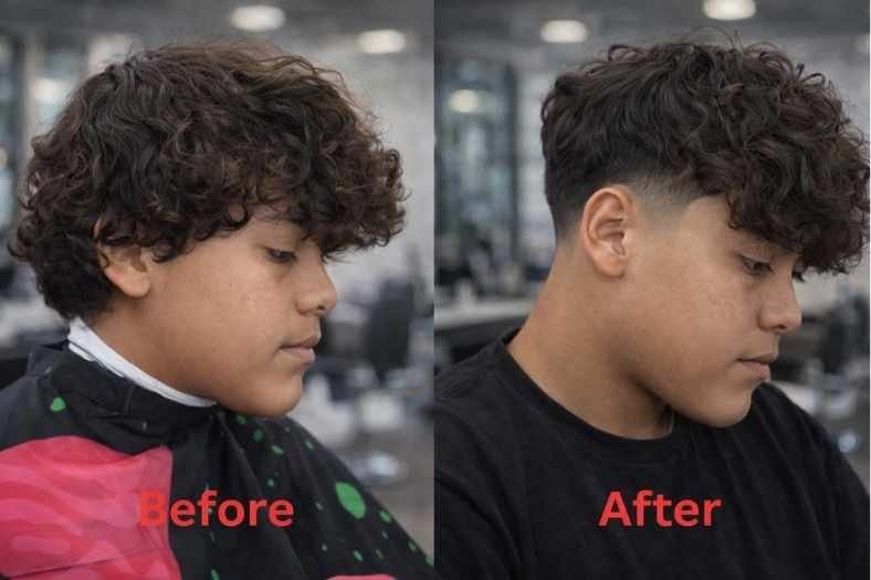 Low Taper Fade Fringe