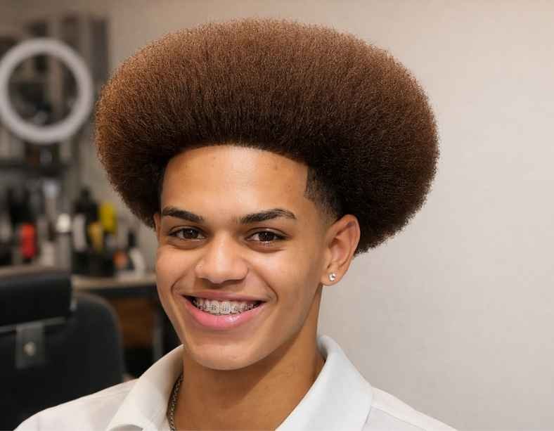 Straight Hair for Black Guys