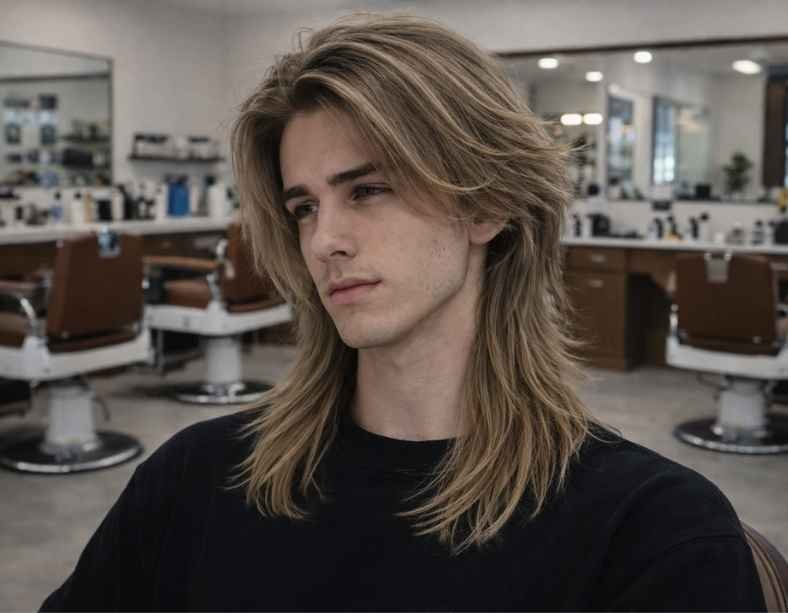 Straight Long Hair Styles for Boys