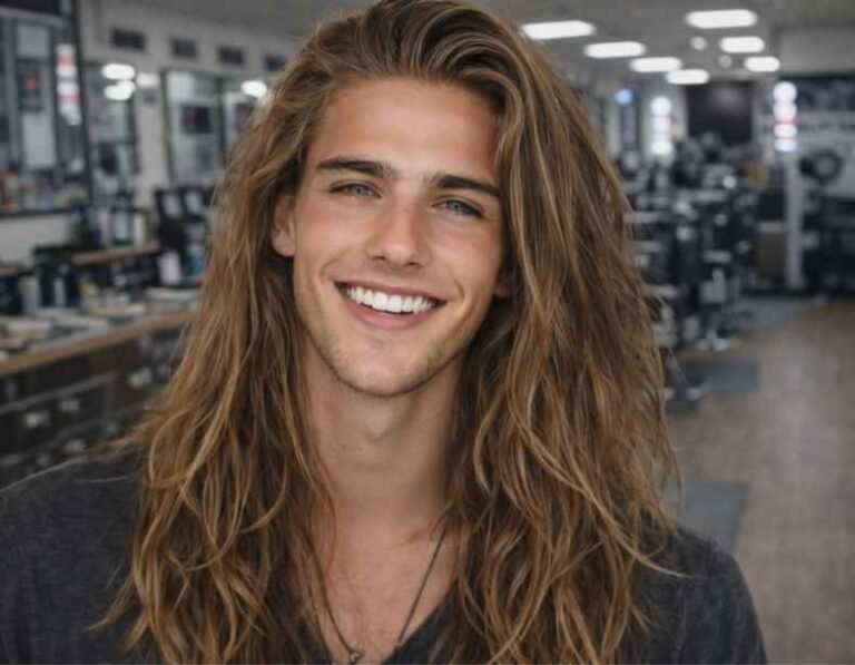 Straight Long Hairstyles for Men