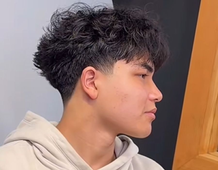 Textured Fringe for Thick Wavy Hair