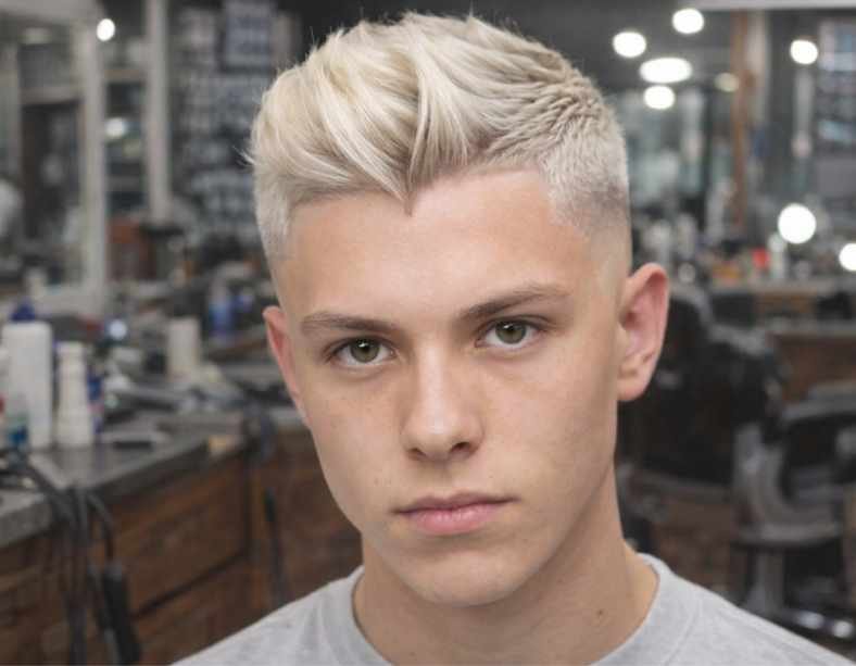 Widow’s Peak Haircuts Blonde