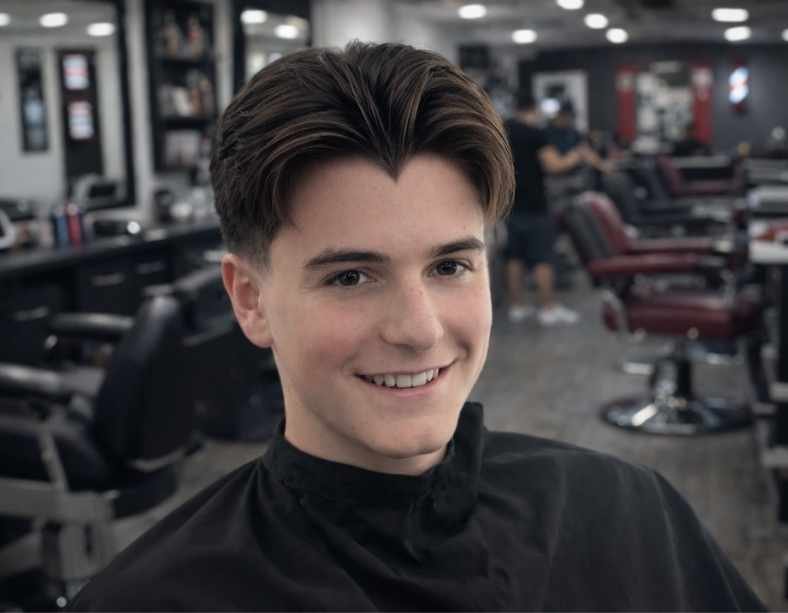 Widow’s Peak Haircuts Curtain