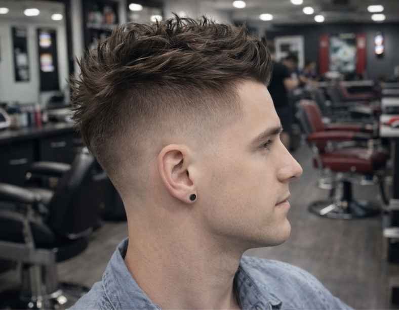 Widow’s Peak Haircuts Faux Hawk