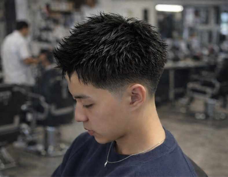 Widow’s Peak Haircuts Spiky