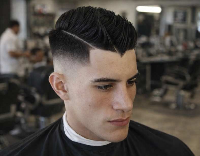 Widow’s Peak Haircuts With Side Part