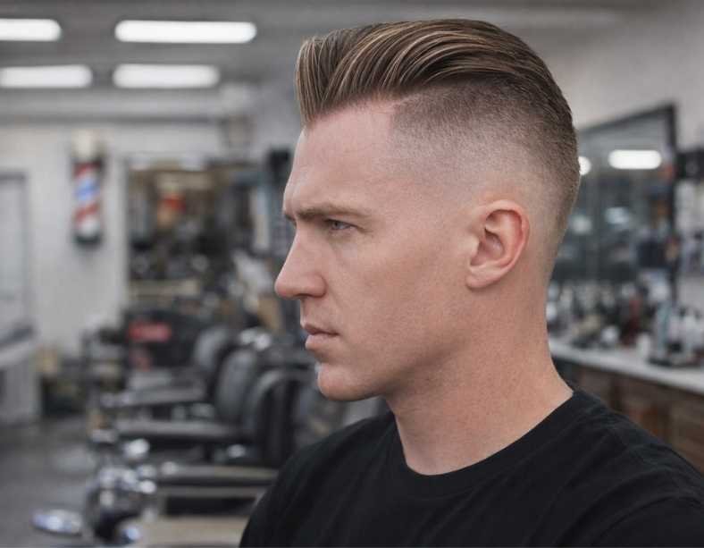 Widow’s Peak Haircuts With Undercut