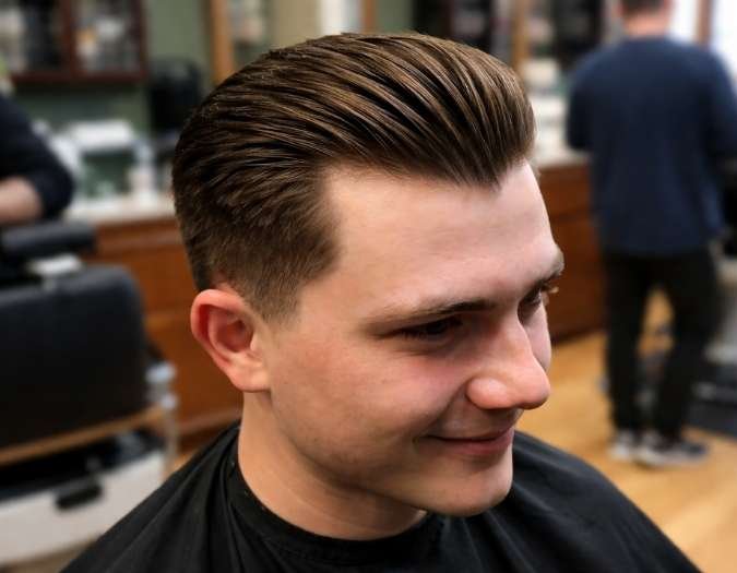 Widows Peak With Comb Over