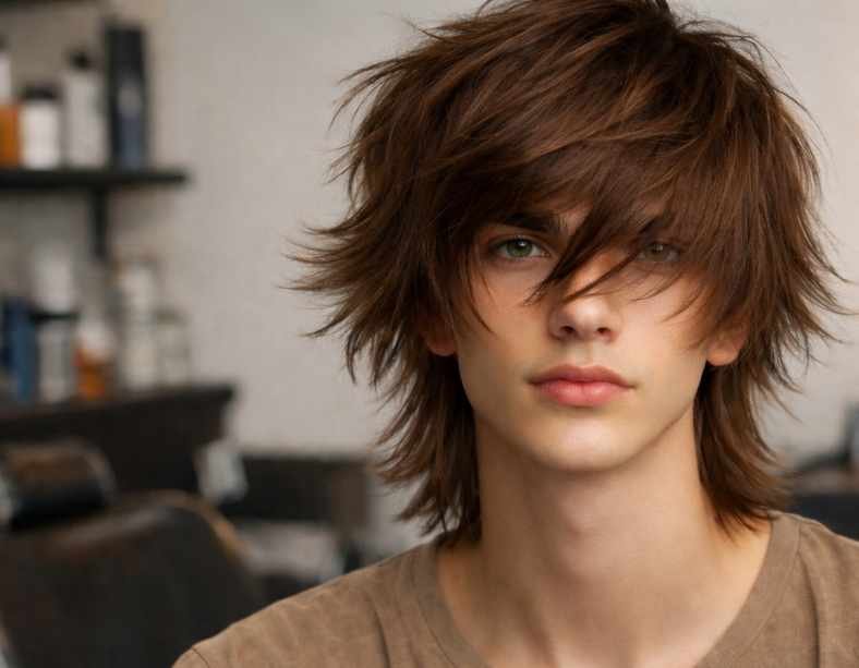 Wolf Haircut for Straight Hair