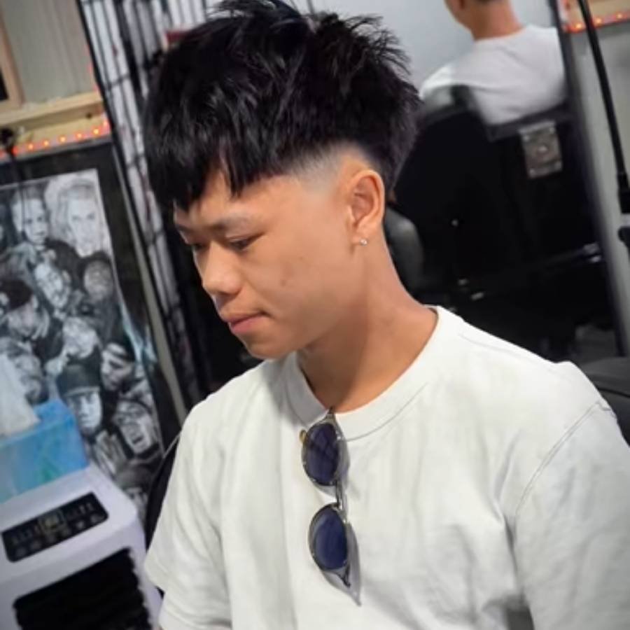 fringe with straight hair