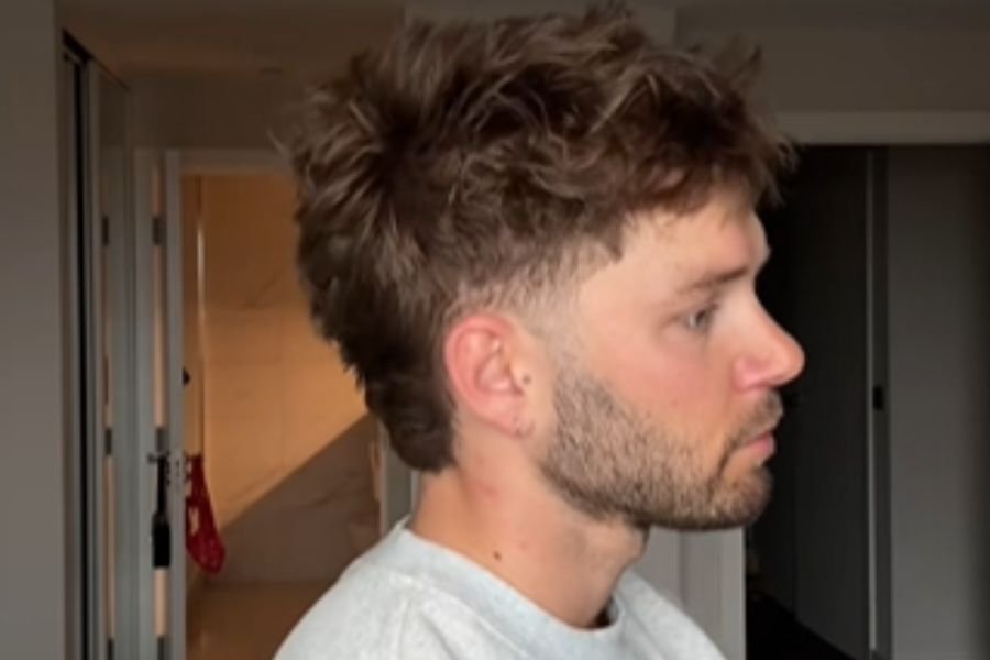 Low Taper Fade Mullet