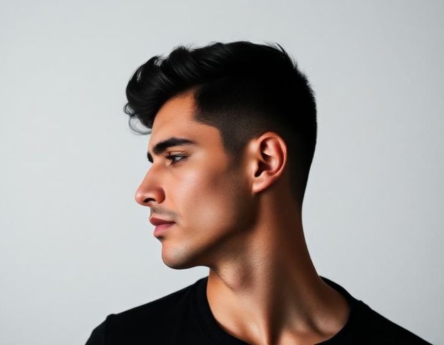 low taper fade haircut