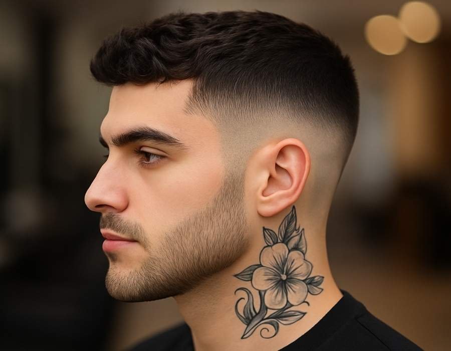 low taper hair style for men