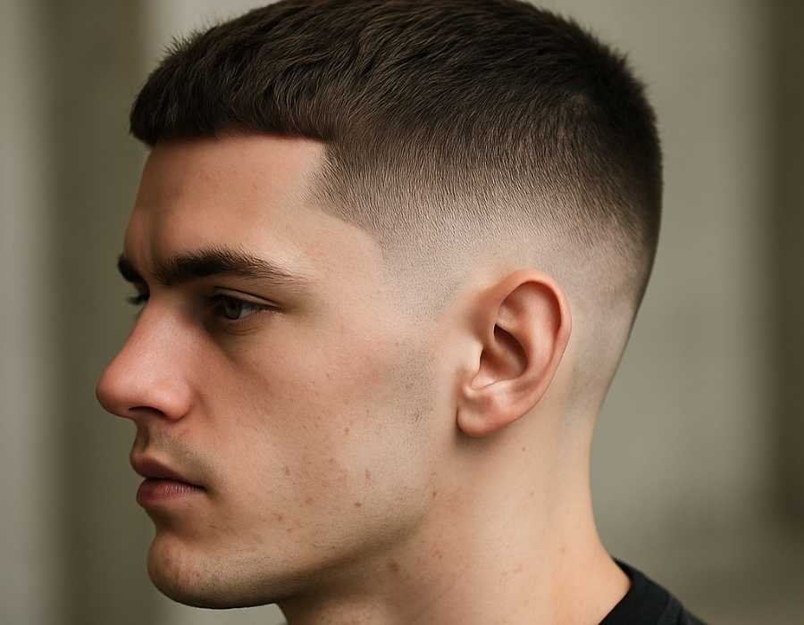 Low Taper Skin Fade Style