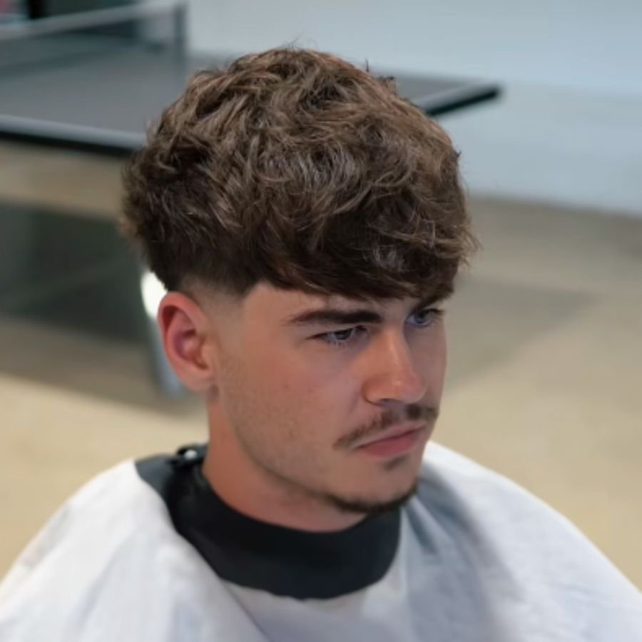 fringe messy haircut